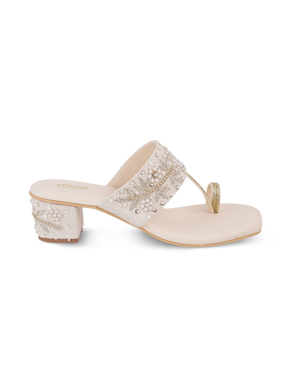 Ethnic Block Heels for Parties - Image 6