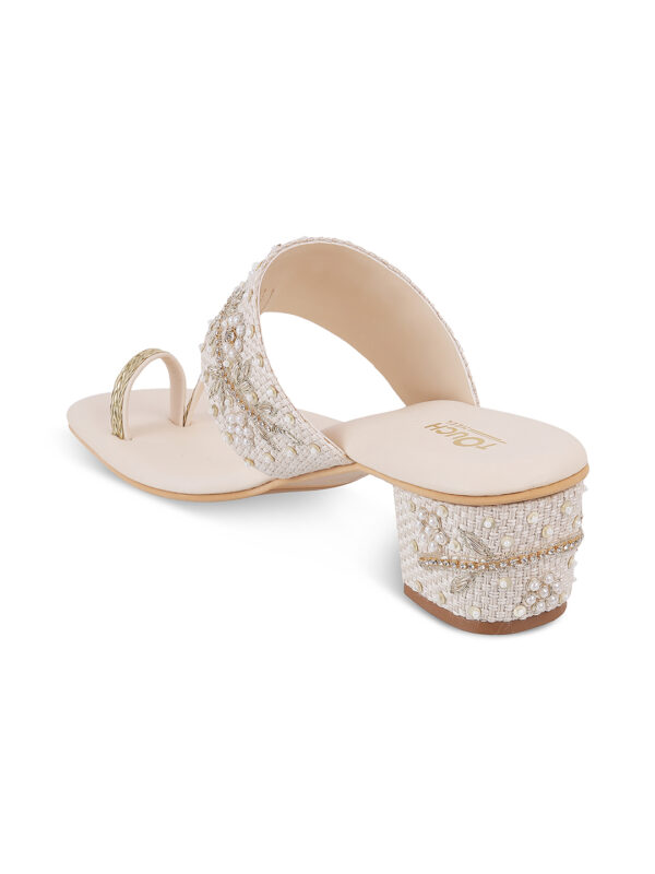 Ethnic Block Heels for Parties - Image 5